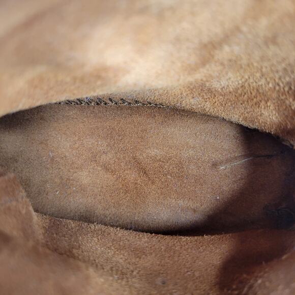 Minnetonka Womens Back Zip Hardsole Ankle Bootie Round Toe Suede Brown Size 7 - Picture 11 of 12